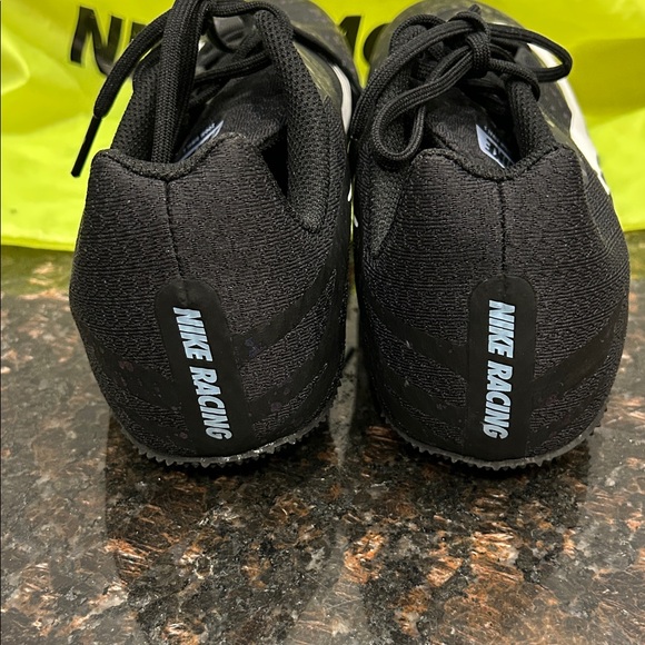 Nike Zoom Rival S Black Indigo Fog Speckle Track Shoes - Mens Sz 12 - Picture 9 of 10